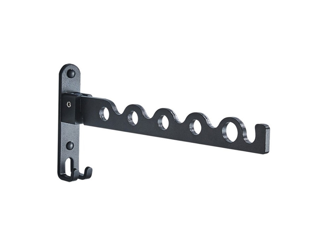 Organizador de ropa plegable, percha retráctil de pared, tendedero plegable, perfecto para espacios pequeños y uso en interiores y exteriores.