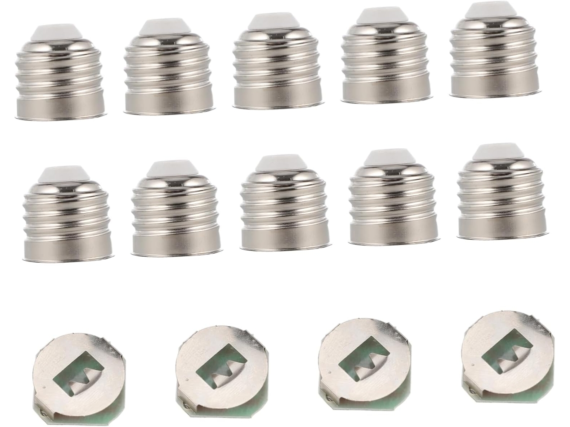 1 Conjunto De Acessórios Para Lâmpadas Led Com Tampas De Material Premium Para