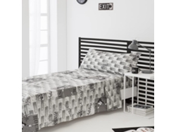 Juego De Sábanas COTTON ARTEAN Infantil/Juvenil Rock Cama De 90 .