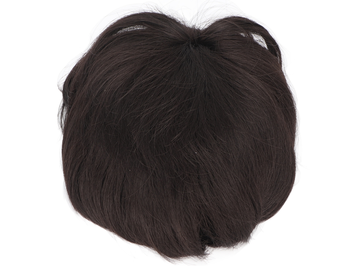 Parte De Pelo Para Hombres Negros Suave Y Realista (6.3 X 7.1 Pulgadas) De Pelo Sintético De Alta Temperatura Para Uso Diario Y Fiestas