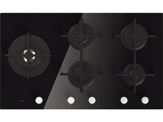 Placa de Gas WHIRLPOOL Goa 9523/NB (Gas Butano-propano - 86 cm - Negro)