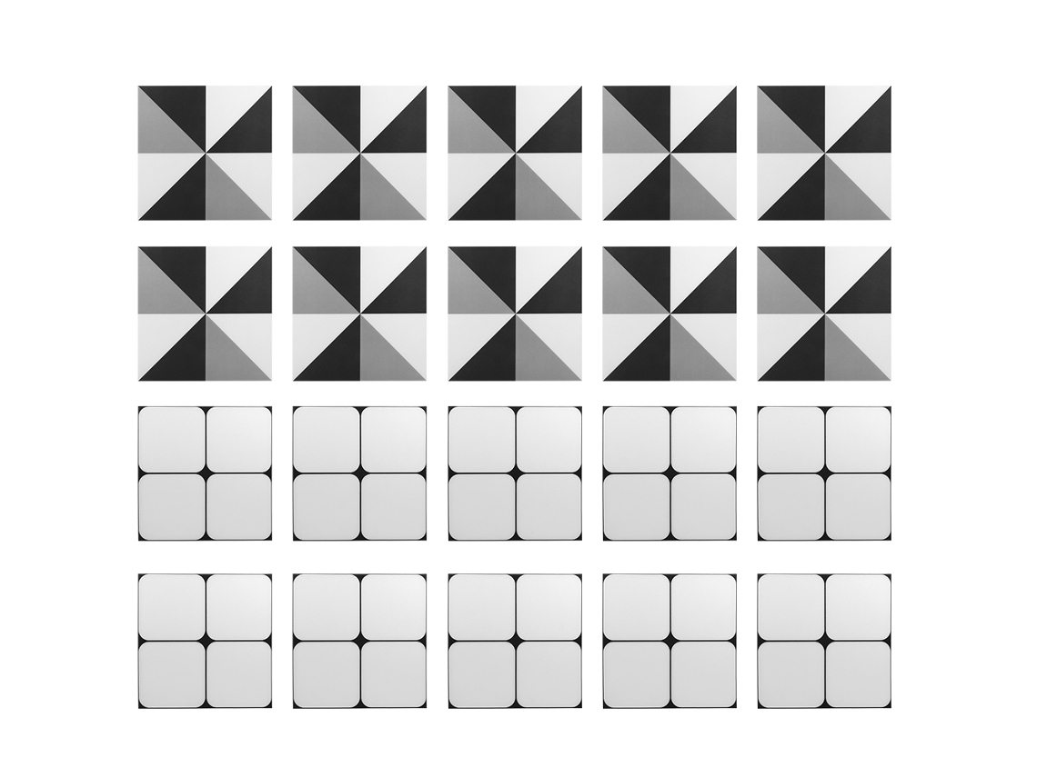 20 Pegatinas Impermeables Antideslizantes Para Azulejos, Ideales Para La Decoración De Suelos Y Paredes (10x10 Cm).