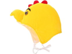 Chapéu De Galinha De Pelúcia Macia, Tamanho G, Tiara De Animal, Amarelo, Para Festas E Cosplay.
