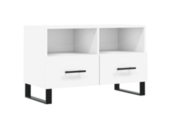 Maison Exclusive - Mueble Para Tv Madera Contrachapada Blanco 80x36x50 Cm