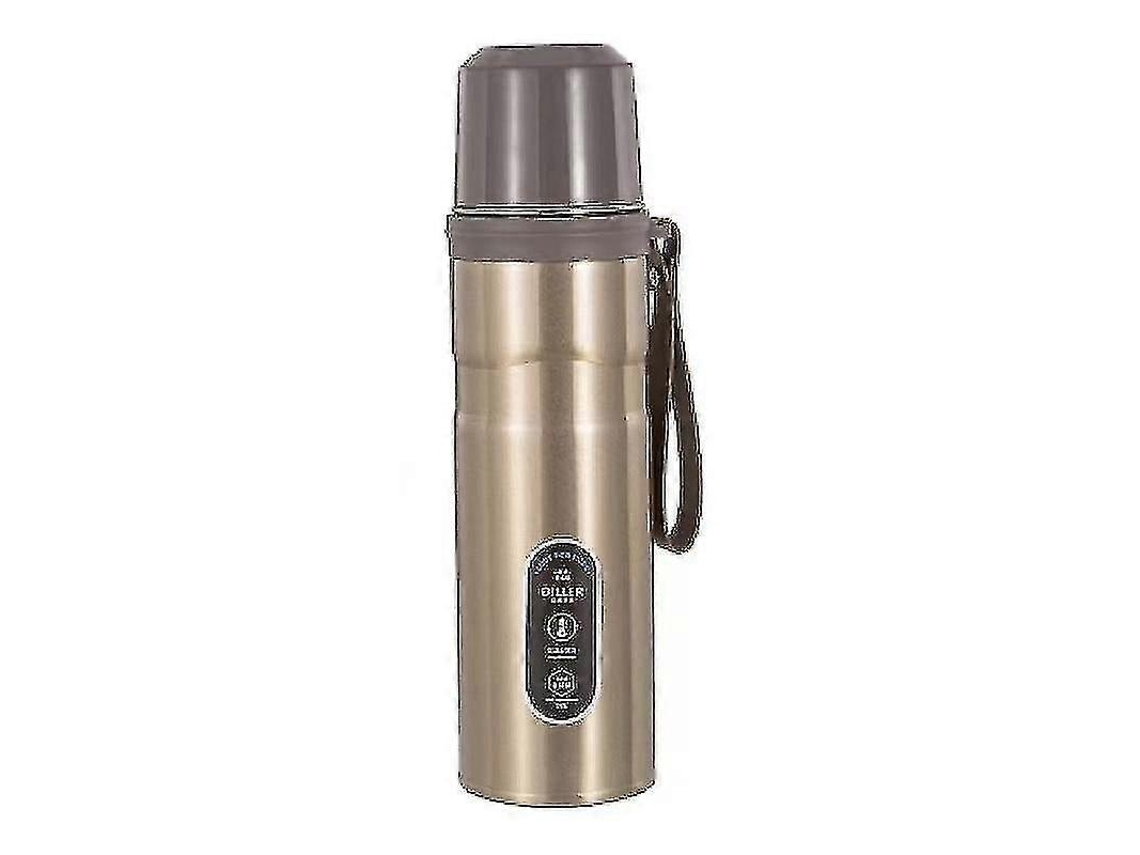 Termo portátil de gran capacidad para exteriores, con cuerda para hombre, de acero inoxidable con tapa. Ly Ebike