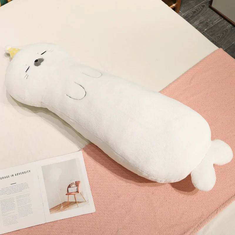 (foca 115 Cm) Almohada Larga/cojín Suave Con Forma De Animalito Para Adultos