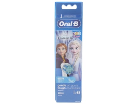 Disney Kids 3 Años Y 3 Cabezales de Recambio Modelo : Frozen Ii ORAL-B