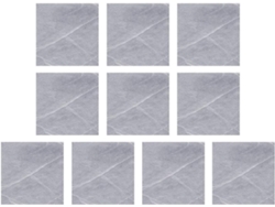 Pegatinas De Pared Para Cocina, 10 Unidades, 15x15 Cm, Diseño De Mármol Gris, Impermeables, Para Azulejos.