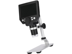 Soporte De Microscopio De Aluminio De Precisión De 10,9 Cm (185 Mm) Para Trabajo Y Educación Con Led