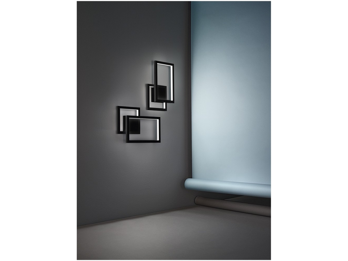 Aplique LED Cross Negro 6598 N CT PERENZ