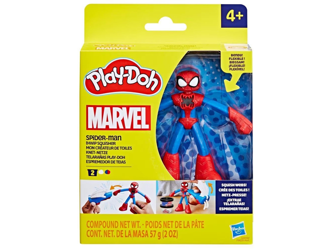 Plasticina Marvel Spider Man Exprimidor De Telarañas Play Doh Hasbro G0058/f9829