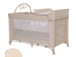 Cuna de Viaje NOEMI PLUS (2 niveles) fog beige LORELLI