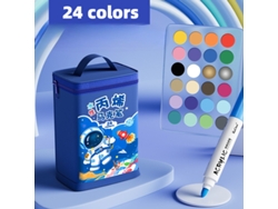 Bolígrafo de tinta acrílica para arte infantil, bolígrafo de dibujo DIY, 24 colores Digitallab (astronauta)