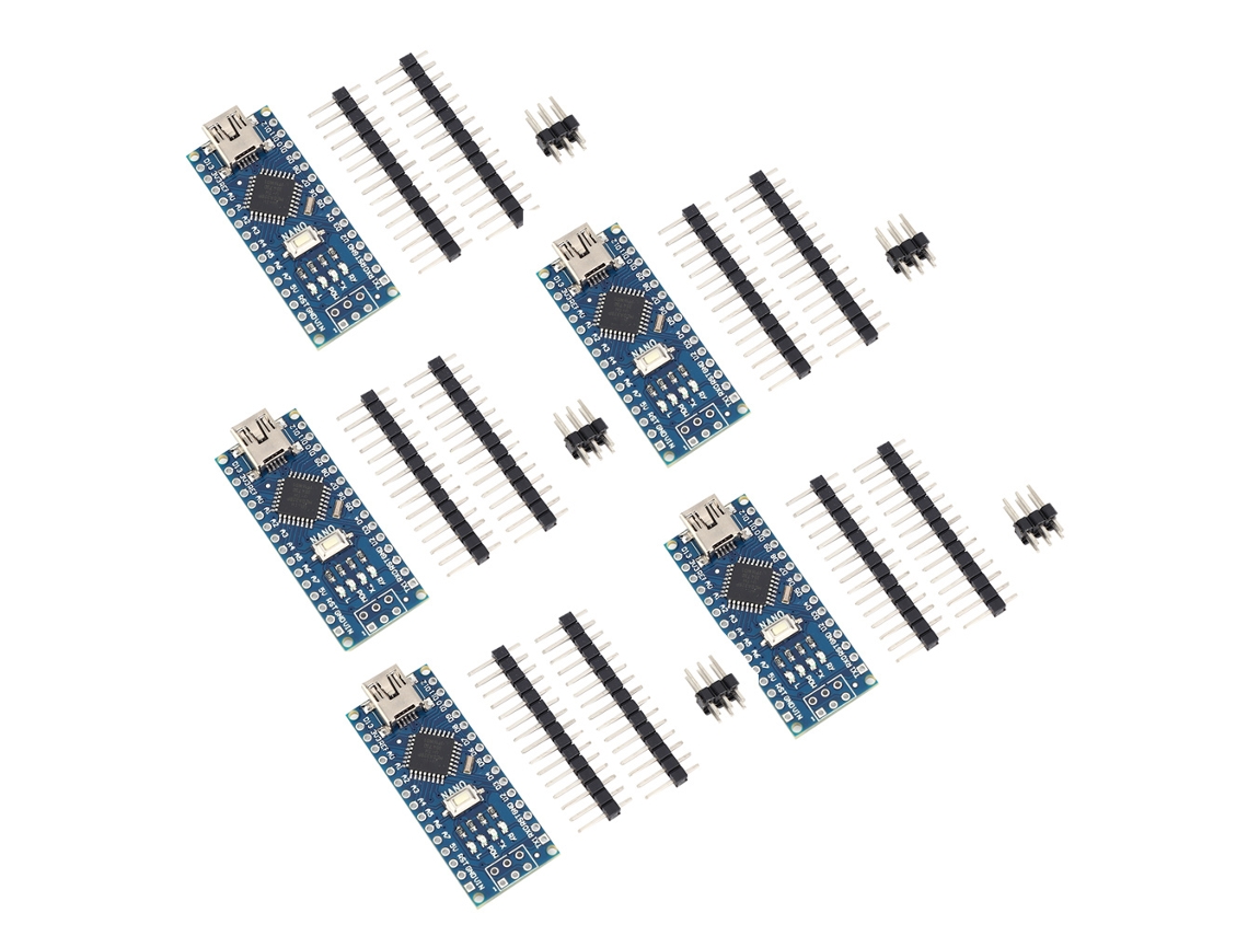 Veloriskku-5 Piezas Placa Micro Controladora Módulo Atmega328p 5V 16m Para Arduino