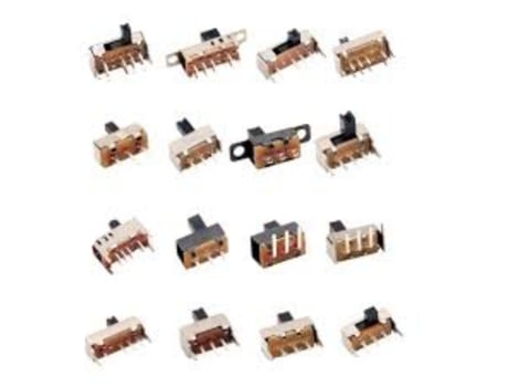 Microinterruptor deslizante de Una Línea Horizontal y Doble SLOWMOOSE (15,90 / 5Pcs)