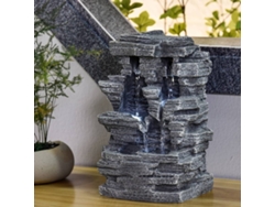 Fuente de Agua ZEN'LIGHT Grand Canyon (Gris - 19x16x28 cm - Resina)