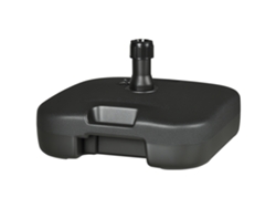 Base para sombrilla de agua/arena de HDPE de 30 kg con esquinas redondeadas
