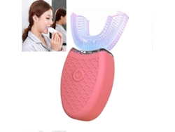 Escova De Dentes Elétrica De Clareamento Bucal Em Forma De U Preguiçosa