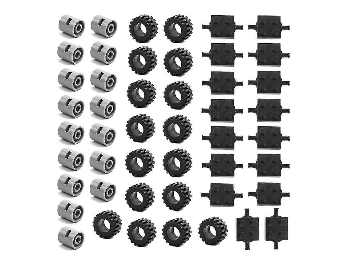 48 mini ejes de rueda para juguetes de construcción de coches para niños