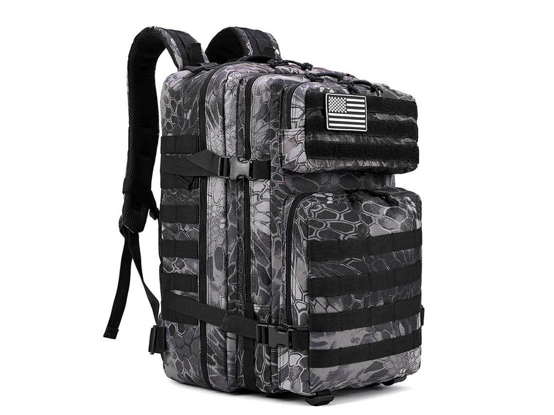 Mochila Táctica Militar, 45l, Senderismo, Trekking, Plegable, Impermeable, Adecuada Para Supervivencia, Adecuada Para Niños, Entrenamiento,