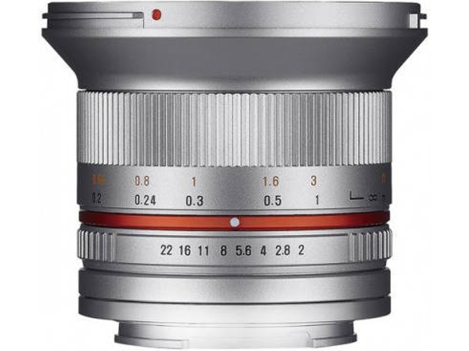 Objetivo SAMYANG 12mm F2.0 Ncs Cs M (Plata - Encaje: Canon EF-M - Apertura: f/2 - f/22)