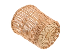 Cesta De Mimbre Tejida A Mano, Estilo Natural, Papelera Multiusos Para El Hogar, Control De Olores, Dormitorio, Cocina.
