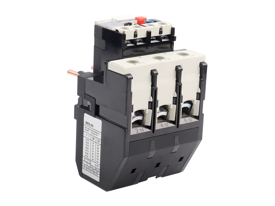 Relé De Sobrecarga Térmica Br2-93 Con Protector Térmico Y Protección Contra Desconexión De Fase.