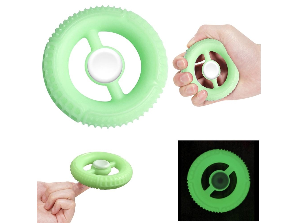 Brinquedo Topo Giratório De Dedo Para Alivio De Estresse Silicone Ecológico Para Adultos E Crianças