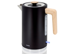 Jarra eléctrica Nordic de 1,7 l sin BPA, base de 360°, Briebe, controlador Strix, apagado automático, Kt1165blk, color negro