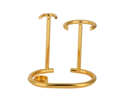 Suporte Para Ferramentas De Barbear Masculino Porta-razor E Escova De Barbear Rack Em Metal (dourado)