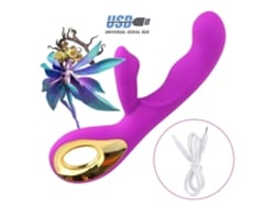Vibrador Potente, Recargable Por Usb E Impermeable Para Mujeres (morado), Compacto, Recargable, Para Uso Diario, Higiénico.