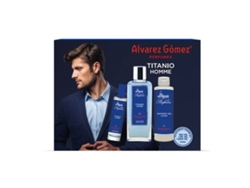 Set de Perfume Alvarez Gomez Titanio Homme 3 Piezas