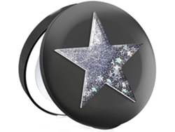 Espejo Cosmético Plegable Portátil De Doble Cara Para Mujer Con Estrellas, Mini Espejos De Bolsillo.