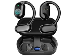 YEMAESRE Conducción Ósea Cómodos Auriculares Bluetooth Impermeables Negro