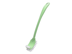 Cepillo Para Inodoro Con Mango Largo Y Cabezal Doblemente Curvado Para Una Limpieza Eficaz Del Baño - Verde