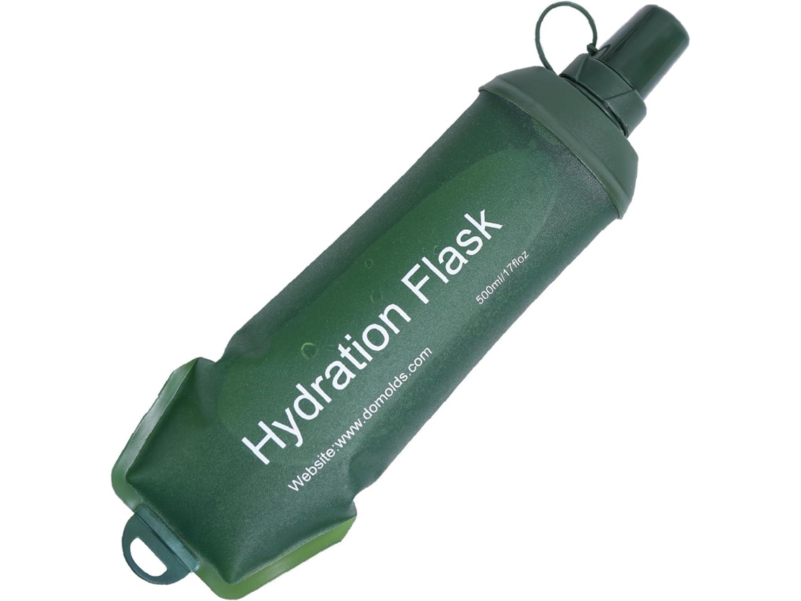 (verde 500 Ml 1 Pieza) Botella De Agua Blanda, Botella De Agua Corriente Plegable De Tpu