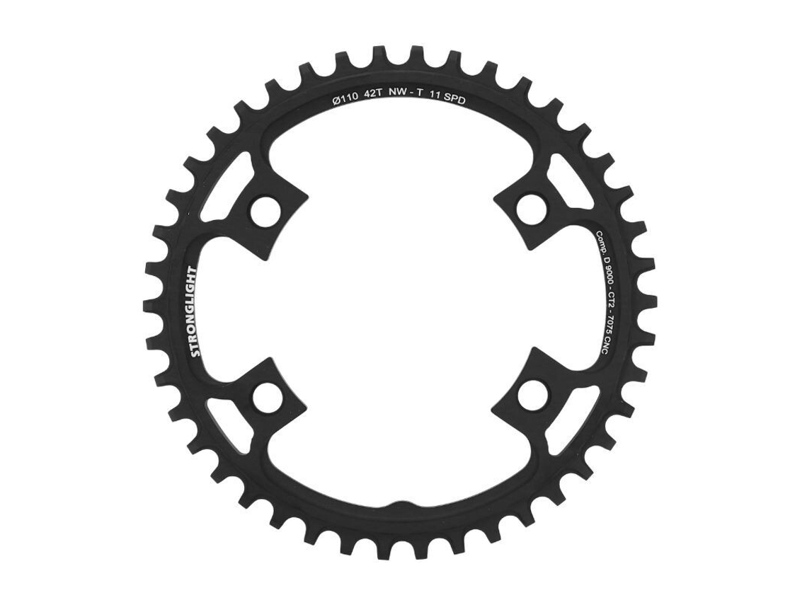 Bandeja gravel 4 branches STRONGLIGHT Shimano Ultegra 6800 Ct2 42Dts Mono Shimano Dura-Ace 9000 - 105 5800 11V.