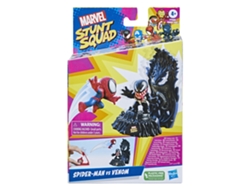 Marvel Stunt Squad Set de juego Spider-Man vs. Venom Figura MARVEL CLASSIC 4 Años
