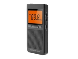 Rádio Meteorológico Portátil Fm Am Rádio De Bolso De Emergência Com Despertador De Aviso Meteorológico Mini Rádio Portátil