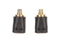 Adaptador De Cable Mmcx A Conector Hembra De 0,78 Mm Para Sennheiser Ie300, Ie600, Ie900, Akg N30, N40 Y N5005 (negro)