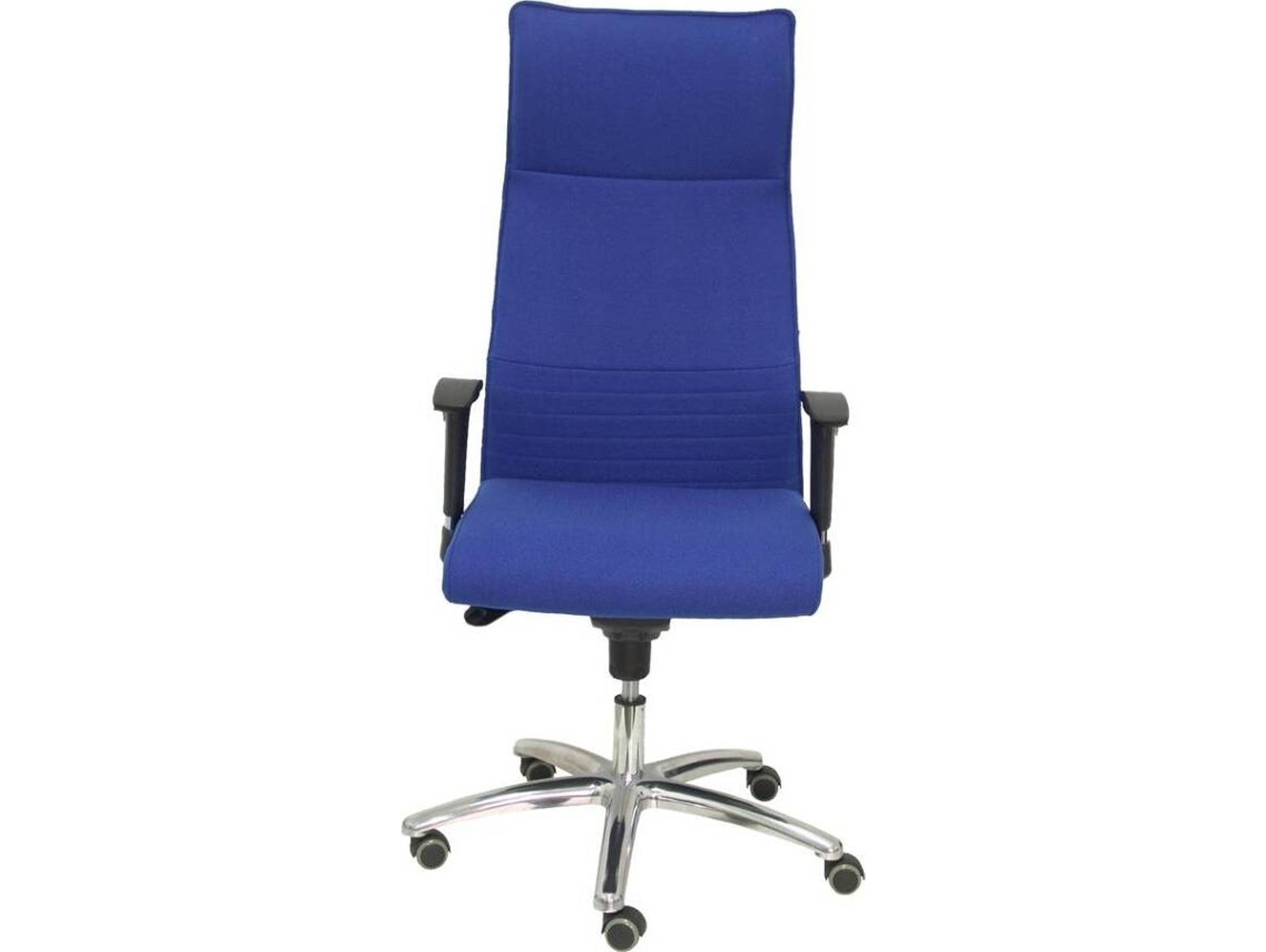 Silla de Escritorio Ejecutiva PYC Albacete Azul con ruedas antiarañazos (Brazos Ajustables - Tejido)
