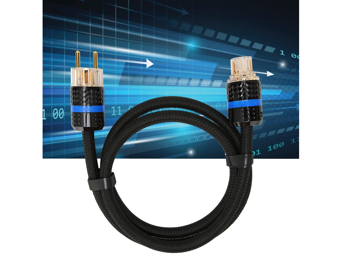 Cabo de energia Monosaudio P903, cobre puro, conexão de áudio EOOCOO