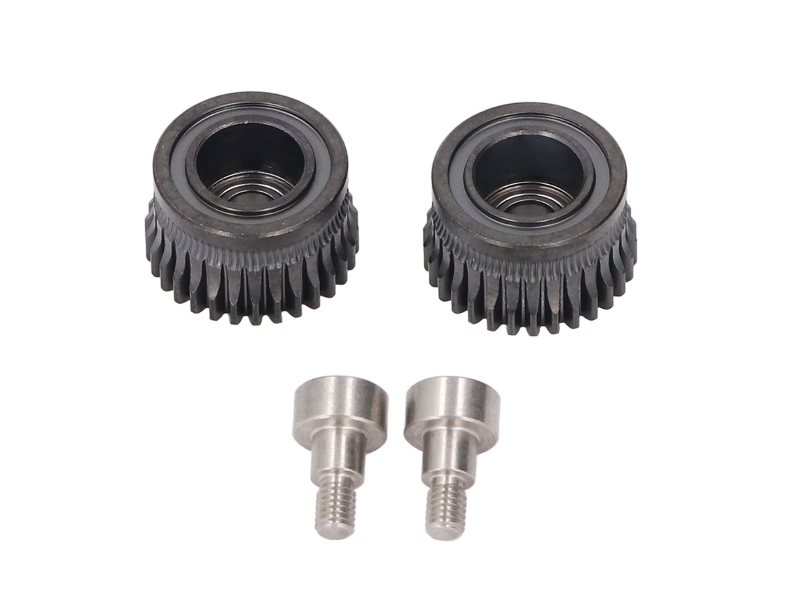 2 Piezas Engranaje Extruder Acero Templado Revestido Nano Para K1 K1c Ender 3 V3 Plus