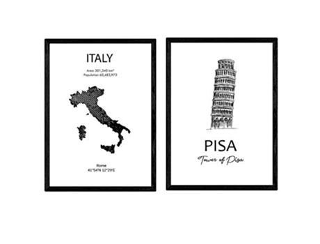 Pack de Poster NACNIC Paises y Monumentos (A3)