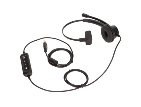 Auriculares USB para oficina, auriculares de negocios, auriculares USB Enc para Pc con cable, cancelación de ruido unilateral con ajuste de volumen...