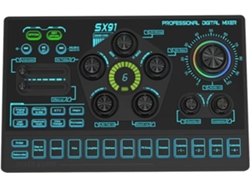 Tarjeta De Mezcla Profesional Usb Sx91 Para Directo Y Mezcla En Directo.
