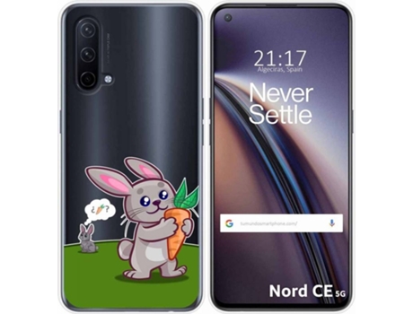 Carcasa OnePlus Nord CE 5G TUMUNDOSMARTPHONE Conejo Multicolor
