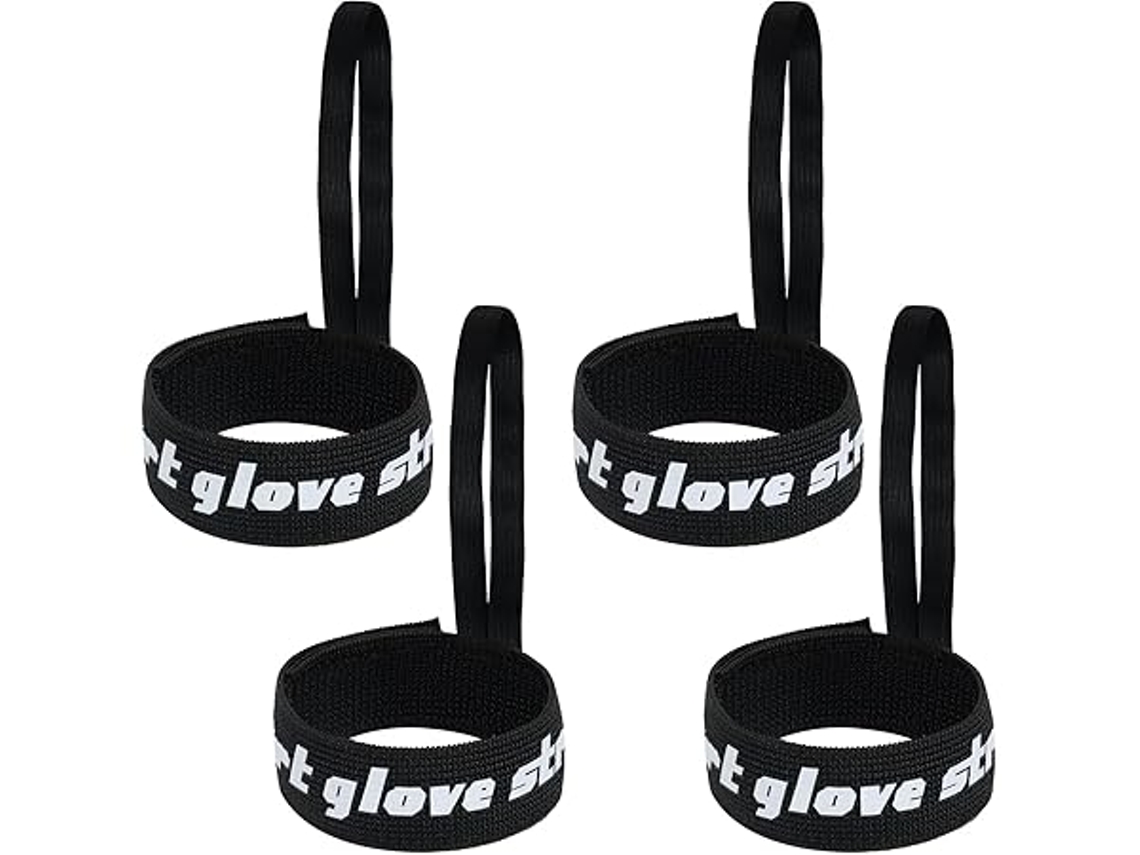 Juego De Cuatro Cordones Para Guantes De Esquí, Elásticos, Para Snowboard Terraza Exterior, Para Evitar Que Se Pierdan, Resistente, Multif