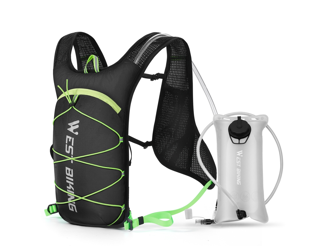Mochila De Hidratación Para Ciclismo Con Bolsa De Agua Ligera, Transpirable, Reflectante Y Ergonómica Para Deportes Al Aire Libre.