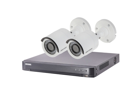 Kit de Videovigilancia Turbo Hd 2 Cámaras Tipo Bala N°2 HIKVISION